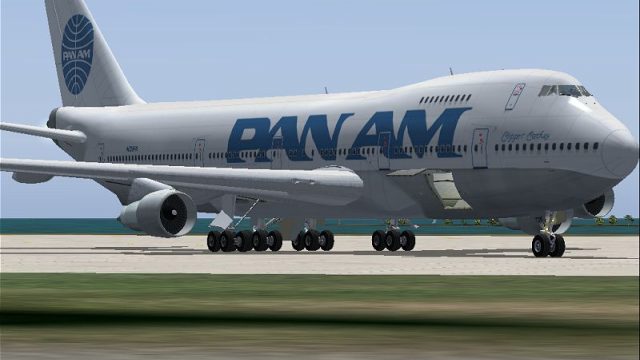 Screenshot 1 — Pan Am Boeing 747-200F N726PA