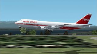Screenshot 1 — TWA Boeing 747-200 N302TW 