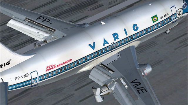 Screenshot 1 — Varig Boeing 737-200 PP-VME