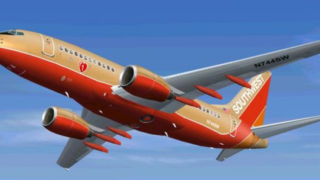 Screenshot 1 — Southwest Boeing 737-700