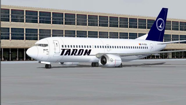 Screenshot 1 — TAROM Boeing 737-36Q YR-BGX
