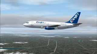 Screenshot 1 — Canjet Boeing 737-200 C-FMCJ