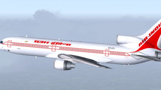 Screenshot 1 — Air India Lockheed L1011 TriStar