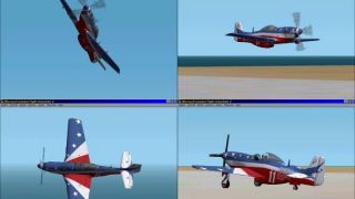 Screenshot 2 — FS2000 P-51D 'Miss America' Mustang