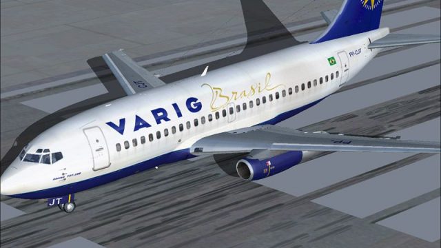 Screenshot 1 — Varig Boeing 737-200 PP-CJT