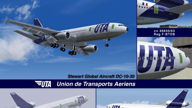 Screenshot 1 — Union de Transports Aeriens DC-10-30