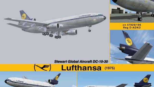 Screenshot 1 — Lufthansa Douglas DC-10-30 1975