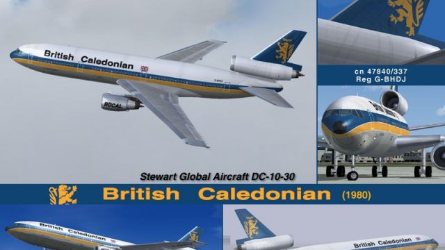 Screenshot 1 — British Caledonian Douglas DC-10-30 1980