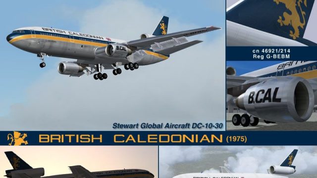 Screenshot 1 — British Caledonian Douglas DC-10-30 1977