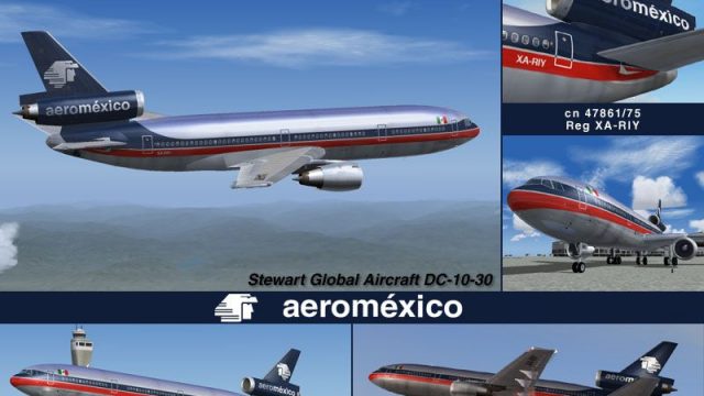 Screenshot 1 — Aeromexico Douglas DC-10-30