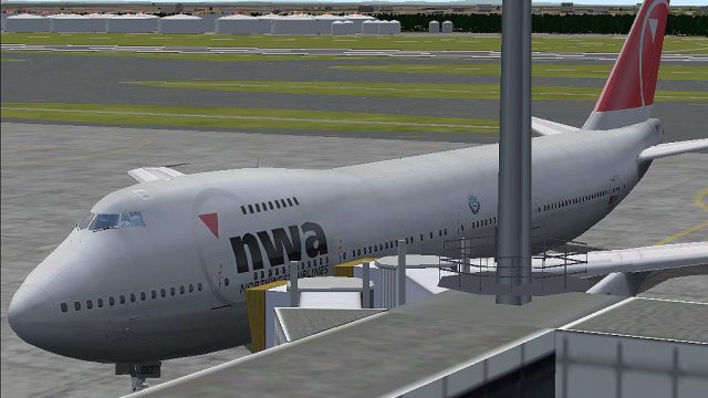 Screenshot 1 — Northwest Airlines Boeing 747-200 N627US