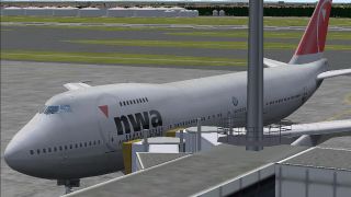 Screenshot 1 — Northwest Airlines Boeing 747-200 N627US