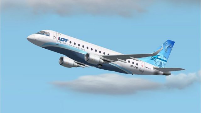 Screenshot 1 — LOT Embraer 170