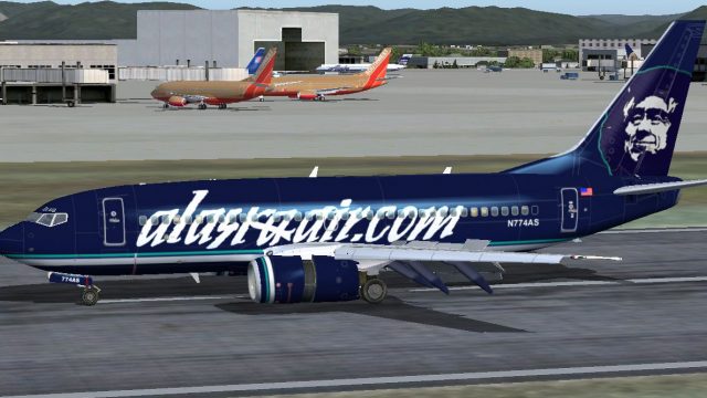 Screenshot 1 — Alaska Air Boeing 737-700 N774AS