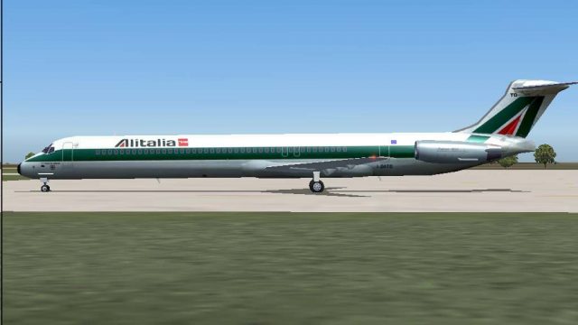 Screenshot 1 — Alitalia McDonnell Douglas MD-82 I-DATO