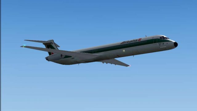 Screenshot 1 — Alitalia McDonnell Douglas MD-82 