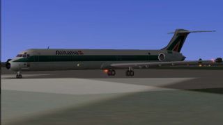 Screenshot 1 — Alitalia McDonnell Douglas MD-82 I-DAWS