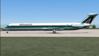 Screenshot 1 — Alitalia McDonnell Douglas MD-82 I-DAWD