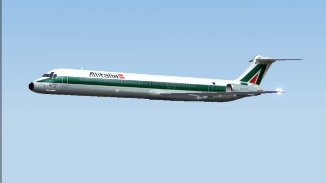 Screenshot 1 — Alitalia McDonnell Douglas MD-82 I-DAWI