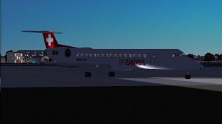 Screenshot 1 — Swiss Embraer ERJ-145 LU HB-JAH
