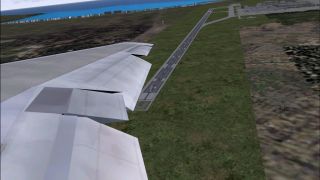 Screenshot 1 — FFX DC-10 Animated Wing View