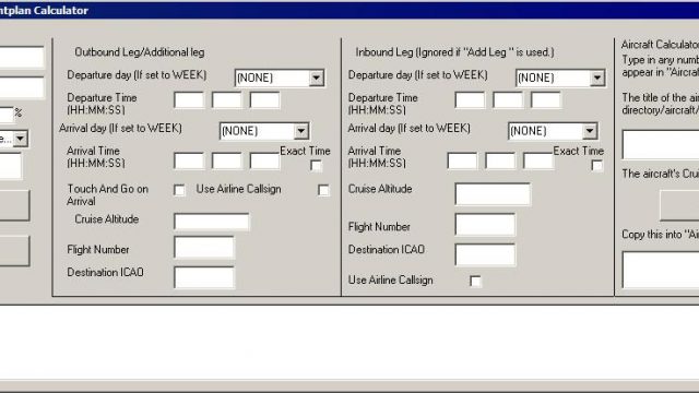 Screenshot 1 — Ai Flightplan Calculator