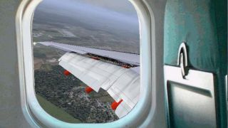 Screenshot 1 — Kitty Hawk 737-700 Overwing View