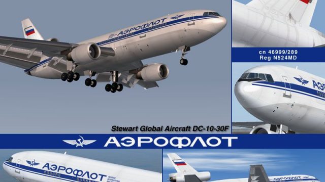 Screenshot 1 — Aeroflot Douglas DC-10-30F