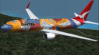 Screenshot 1 — Qantas Boeing 737-800