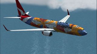Screenshot 2 — Qantas Boeing 737-800
