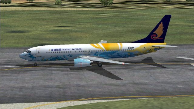 Screenshot 1 — Hainan Airlines Boeing 737-800 B-2647