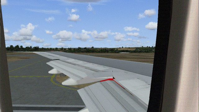 Screenshot 1 — POSKY 747-200 Wing Views