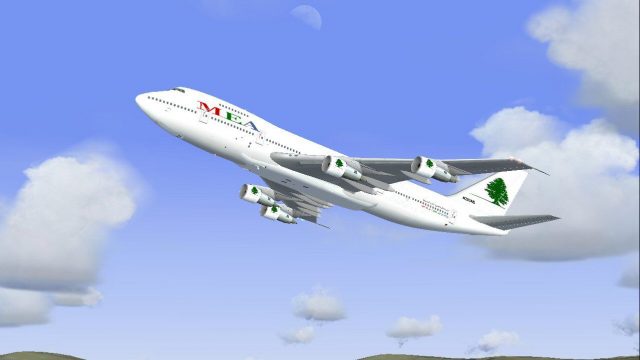 Screenshot 1 — Middle East Airlines Boeing 747-2B4BM N203AE