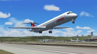Screenshot 1 — Swiss International MD-83