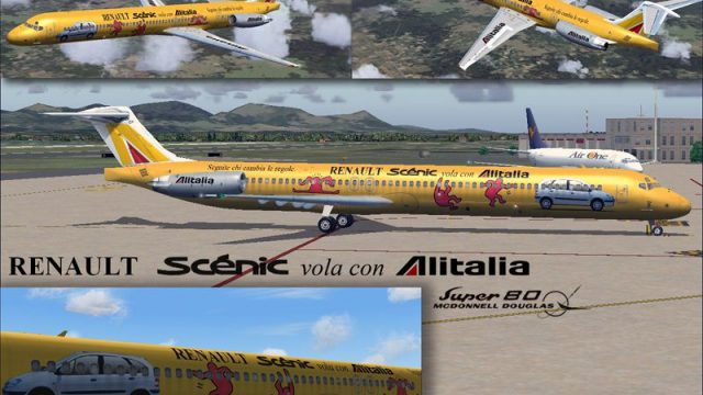 Screenshot 1 — McDonnell Douglas MD-80 Alitalia Livery