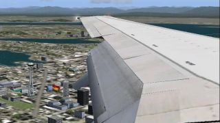 Screenshot 1 — PMDG Boeing 737 Wing Views