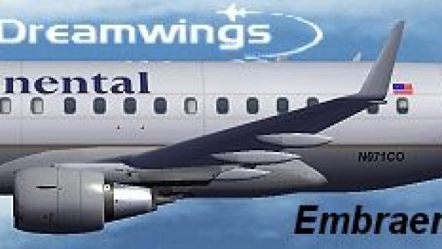 Screenshot 1 — Continental Embraer 170