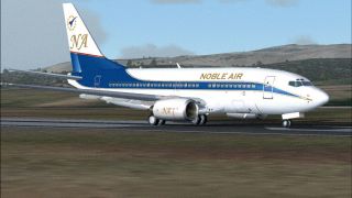 Screenshot 1 — Noble Air Boeing 737-700