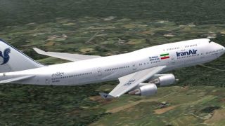 Screenshot 1 — Iran Air Boeing 747-400