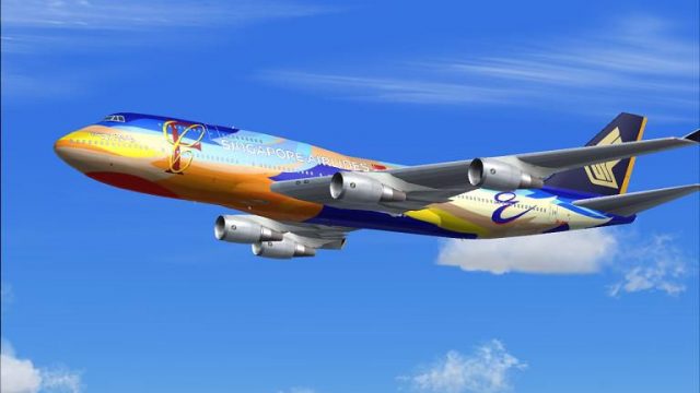 Screenshot 1 — Singapore Airlines Boeing 747-400