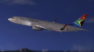 Screenshot 6 — South African Airways Boeing 737-800 ZS-SBV