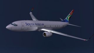 Screenshot 9 — South African Airways Boeing 737-800 ZS-SBV