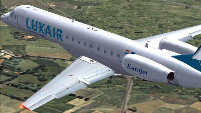 Screenshot 1 — Luxair Embraer ERJ-145 LX-LGZ