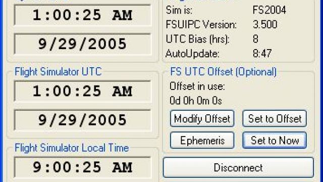 Screenshot 1 — FS98 - FS2K4 FS Real Time v1.77