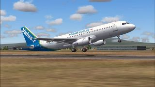 Screenshot 1 — Valuair Airbus A320 9V-VLB