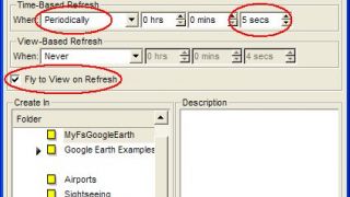 Screenshot 1 — MyFsGoogleEarth 1.0 - Link Google Earth with Flight Simulator 2004