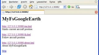 Screenshot 4 — MyFsGoogleEarth 1.0 - Link Google Earth with Flight Simulator 2004