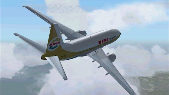 Screenshot 1 — BWIA Boeing 737-700
