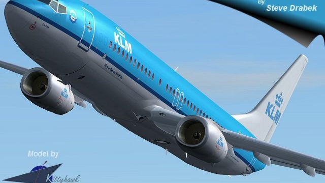 Screenshot 1 — KLM Boeing 737-800