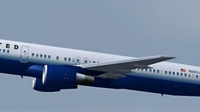 Screenshot 1 — United Airlines Boeing 757-200 New Colors